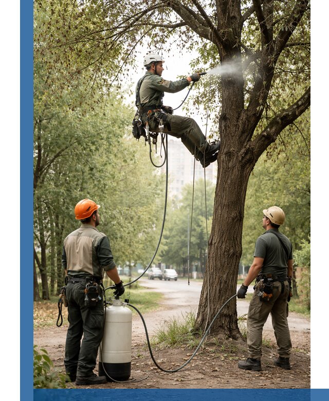 Обработка деревьев от вредителей в Соколе профессиональная защита