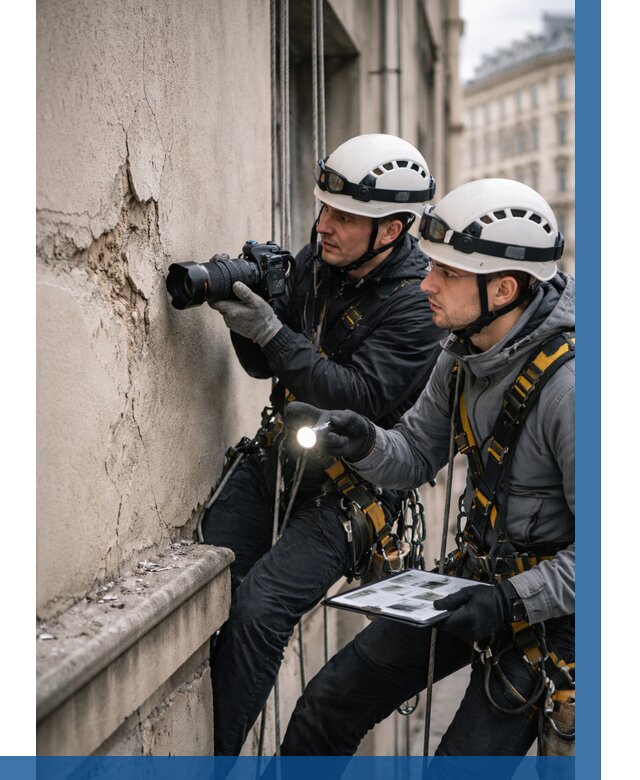 Фотофиксация дефектов фасада в Соколе от 4689 р. | ВЫСОТНИК-Скл