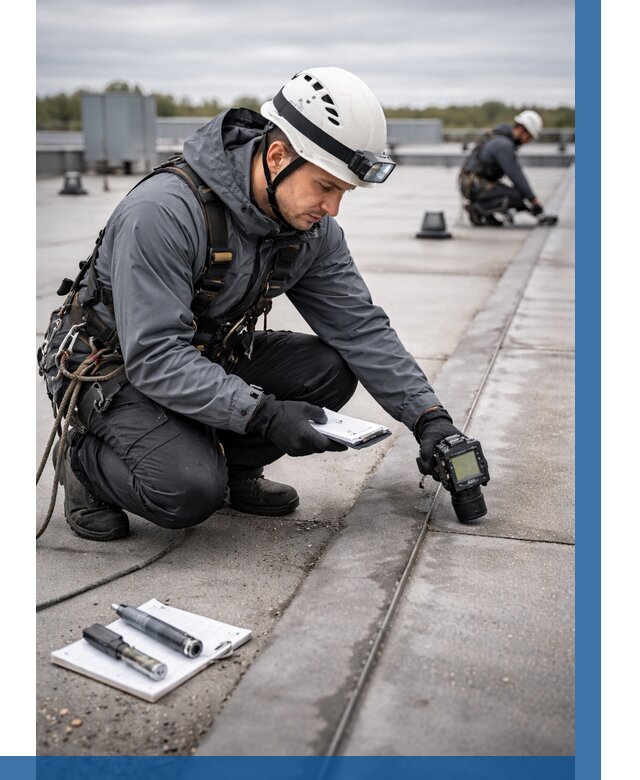 Обследование кровли на протечки в Соколе от 4689 р. | ВЫСОТНИК-Скл