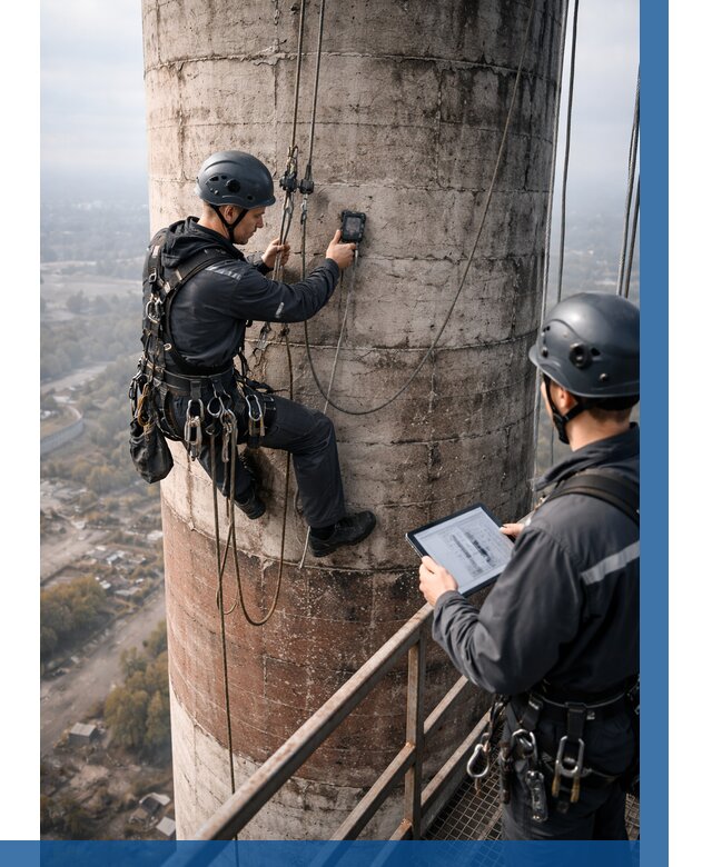 Обследование дымовой трубы в Соколе от 8335 р. | ВЫСОТНИК-Скл